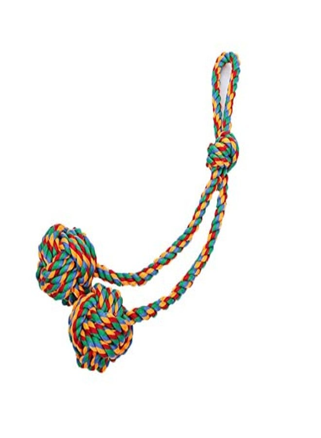 Smart Pups Non Toxic Rope Toy with Tug Knotted Rope Toy for Interactive Teeth Cleaning/Biting/Training/Playing Dogaand Puppies (Multicolor) - Image 4